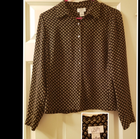 LOFT Tops - Ann Taylor Loft Essential blouse 8p (petite)